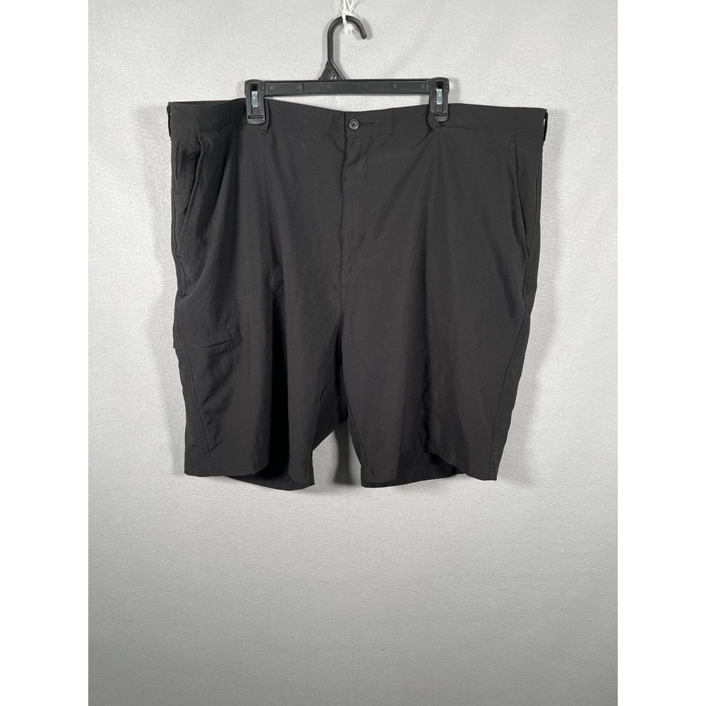 Ben Hogan Chino Shorts Men 46 Black Stretch Flat Front Streetwear Outdoor Casual